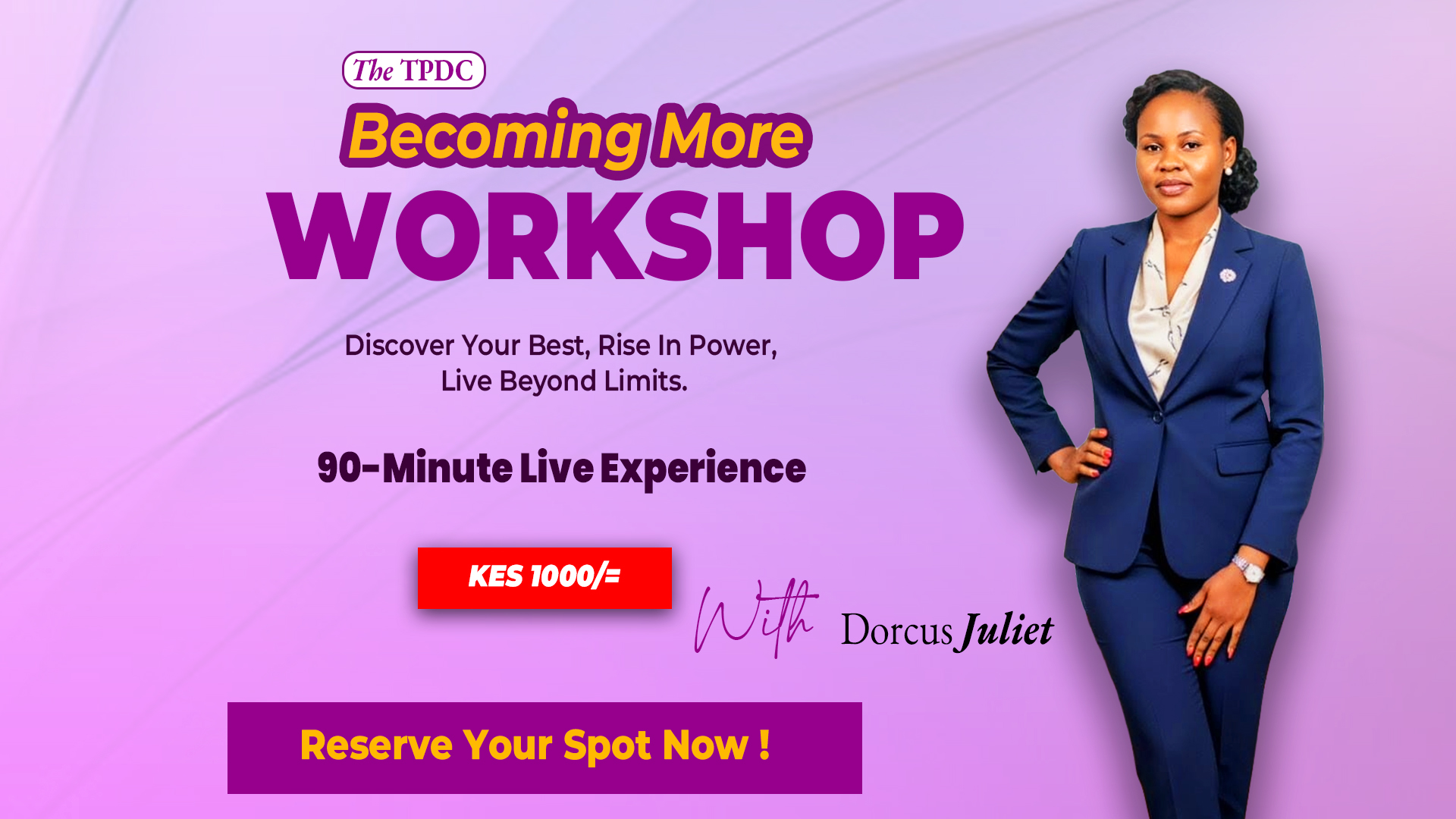 BECOMING MORE Workshop