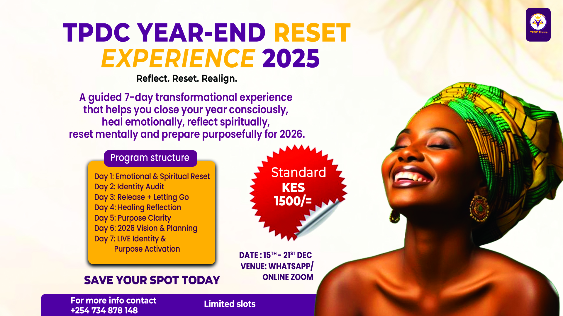 TPDC YEAR-END RESET EXPERIENCE 2025